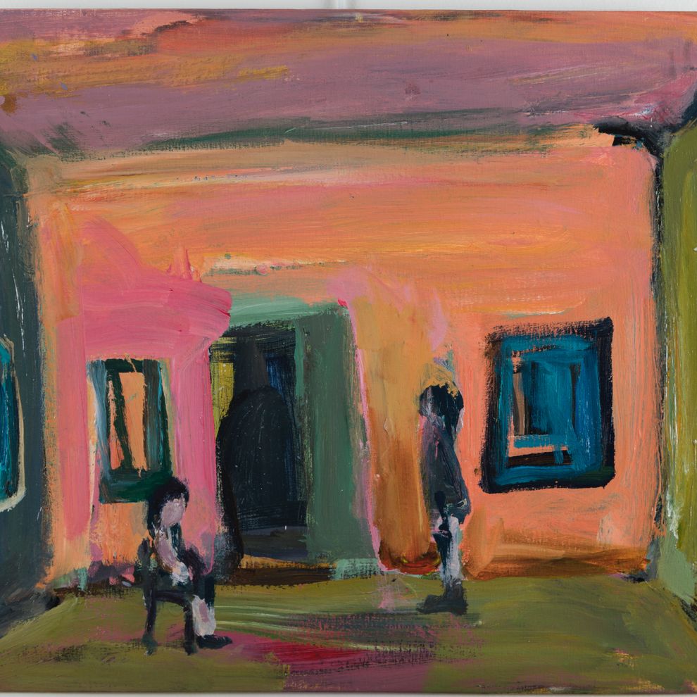 Series from a room, 2018. Acrylic 40x50cm.