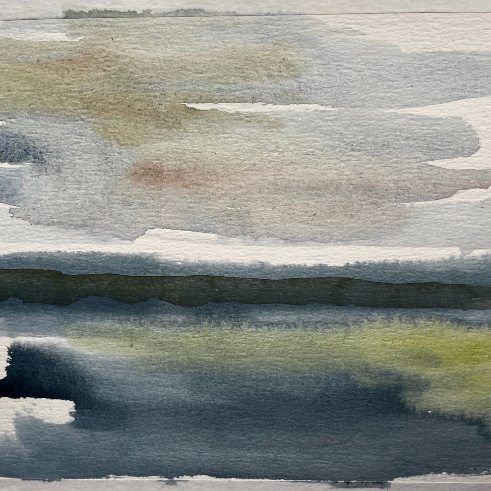 Series paysage en Sörmland, 30x20cm, aquarelle, watercolor.