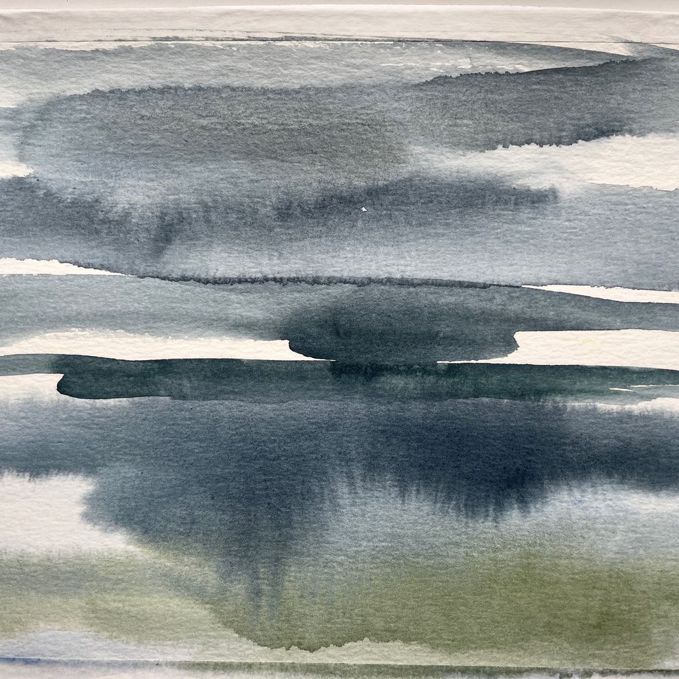 Series paysage en Sörmland, 30x20cm, aquarelle, watercolor.